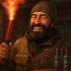 Red RSP-30 signal flare goes Jaeger