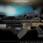 scar-H whit 7.62x39 ammu and allllll AR mod