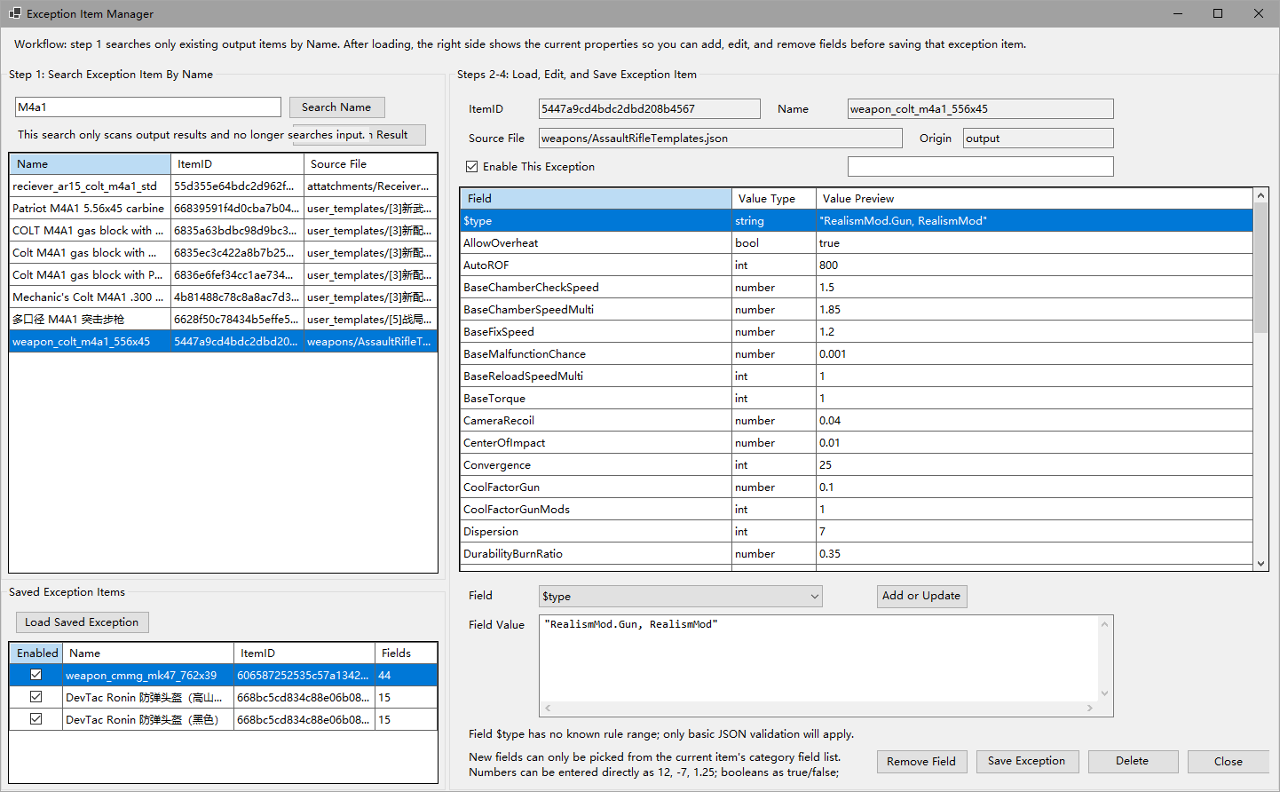 SPT Realism Value Range Generator