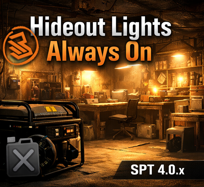Boosty's Hideout Lights Always On